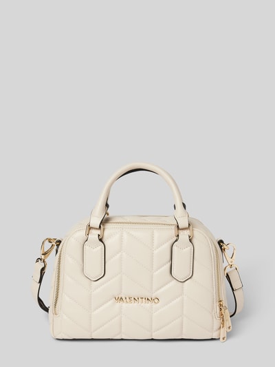 VALENTINO BAGS Handtas met labelapplicatie, model 'PETAL RE' Ecru - 1