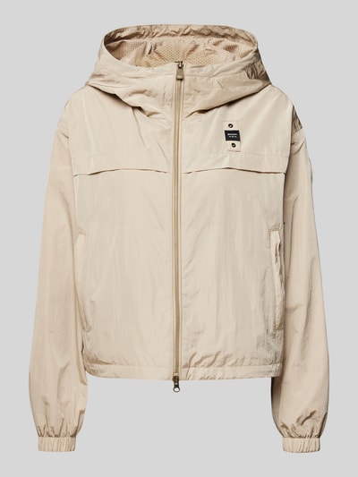 Blauer Usa Jacke mit Zweiwege-Reißverschluss Modell 'BURRAGE' Beige 2