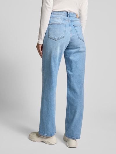 Only Wide Leg Jeans mit Baumwoll-Anteil Modell 'JUICY' Hellblau 5