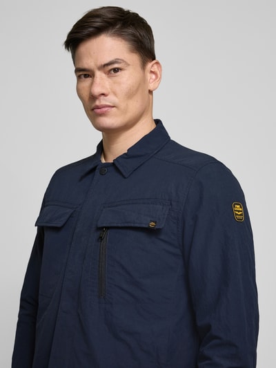 PME Legend Jacke mit Kentkragen Modell 'AEROVANN' Marine 3