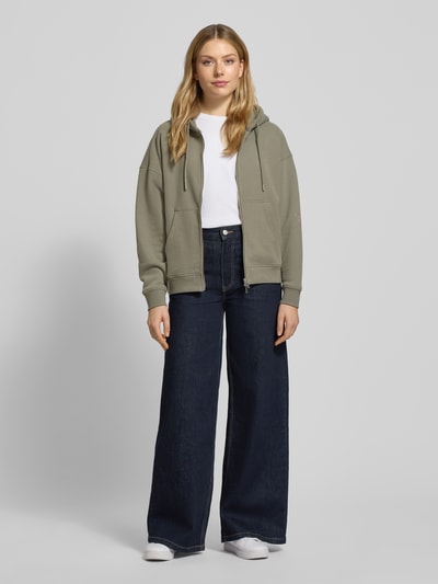 Smith and Soul Oversized Sweatjacke mit Kapuze Khaki 1