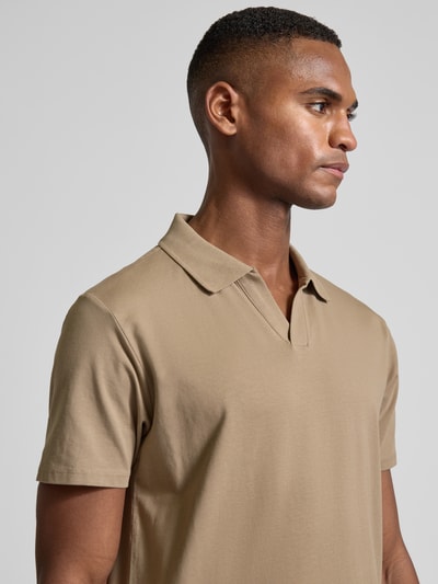 Lindbergh Poloshirt aus Baumwoll-Mix Beige 3