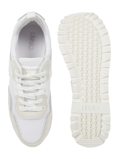 Liu Jo Plateau-Sneaker aus Mesh Modell 'Maxi Wonder'  Weiss 4