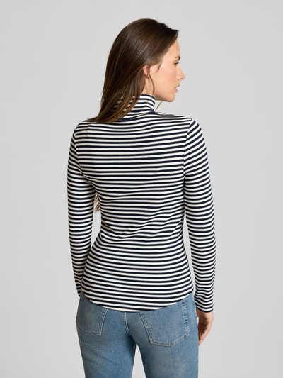 Tommy Hilfiger  Slim fit shirt met lange mouwen van viscosemix Marineblauw - 5