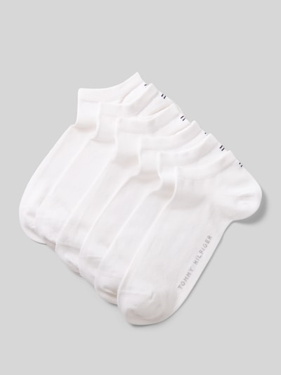 Produktfoto, Socken aus Baumwoll-Mix im 6er-Pack von Tommy Hilfiger, weiß, glatte Struktur, Herren Socken von Tommy Hilfiger