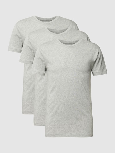 Polo Ralph Lauren Underwear Set T-shirts met labelstitching, model 'Crew' Middengrijs gemêleerd - 1
