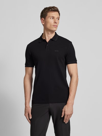 BOSS Green Poloshirt mit Label-Detail Black 4