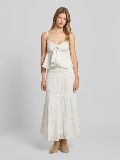 Gina Tricot Maxirock im Stufen-Look mit elastischem Bund Bleu 1