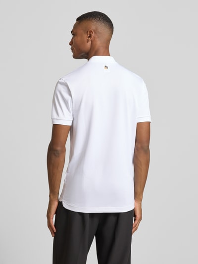 BOSS Green Slim fit poloshirt met logoprint, model 'TOC SPIN BODYMAPP 1027' Wit - 5