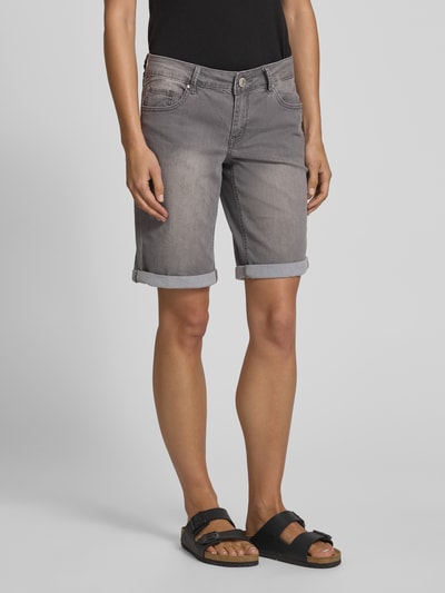 Buena Vista Szorty jeansowe o kroju regular fit z 5 kieszeniami model ‘Italy’ Jasnoszary 4