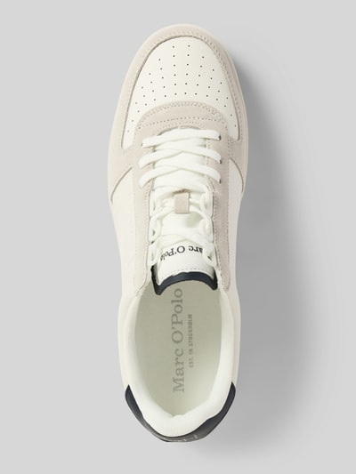Marc O'Polo Low Top Sneaker aus hochwertigem Rindsleder Weiss 3