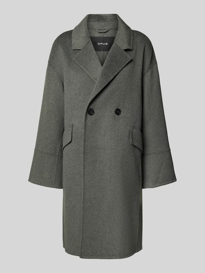 OPUS Wollmantel mit Reverskragen Modell 'Havilda' Mint 2