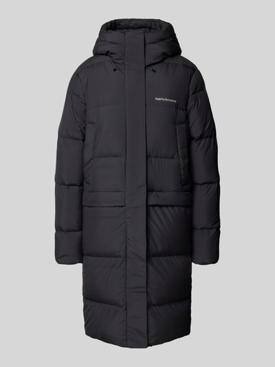 PEAK PERFORMANCE Regular fit gewatteerde lange jas met vulling van eendendons, model 'Quiver' Zwart - 2