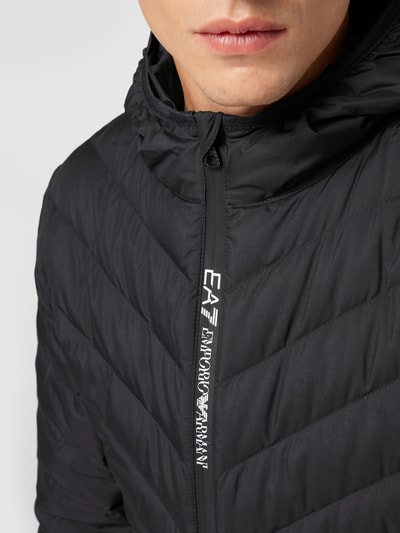 EA7 Emporio Armani Light donsjack met capuchon  Zwart - 3