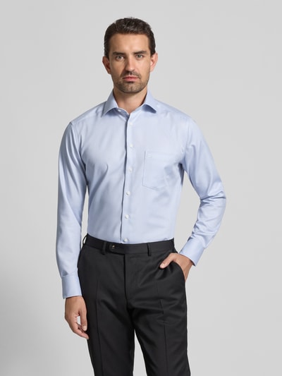 OLYMP Modern Fit Business-Hemd mit Kentkragen Modell 'Global Kent' Silber 4