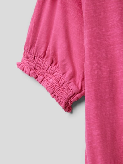 s.Oliver RED LABEL T-Shirt mit elastischen Abschlüssen Pink 2