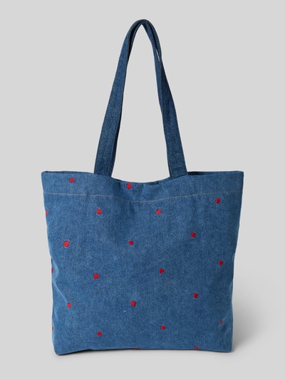 WOUF Handtasche in Denim-Optik Jeansblau 4