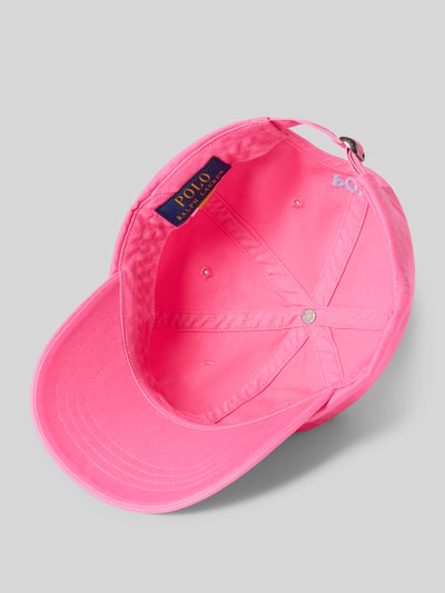 Productfoto, Baseballpet uit puur katoen van Polo Ralph Lauren in effen kleur met logodetail, gestikte luchtgaten, verstevigde klep, verstelbare trensje