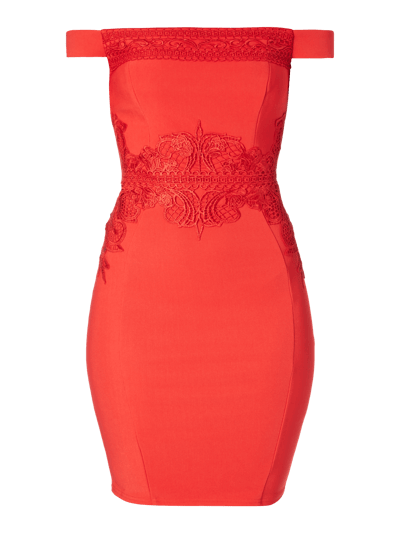 Lipsy Off Shoulder Cocktailkleid  Rot 2