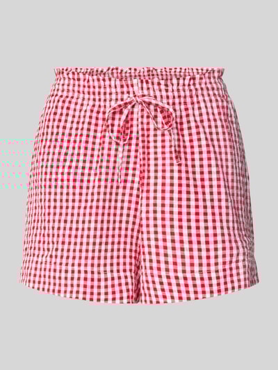 Gina Tricot Szorty z elastycznym pasem Czerwony 2