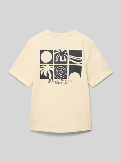 Garcia T-Shirt mit Rundhalsausschnitt Sand 3