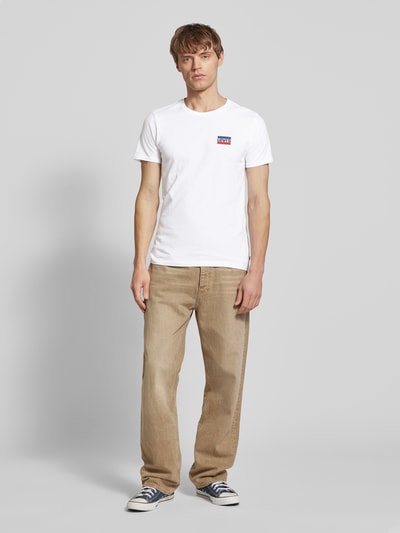 Levi's® T-Shirt mit Label-Print im 2er-Pack Dunkelblau 1