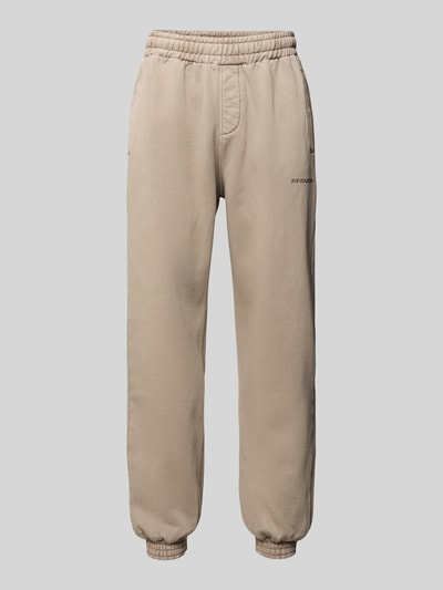 Pegador Sweatbroek met elastische band Grafiet - 1