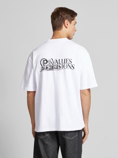 Pegador Oversized T-Shirt mit Logo-Print Weiss 5