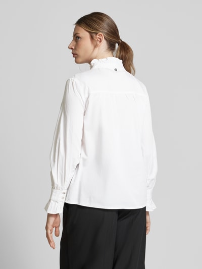 Rich & Royal Overhemdblouse met opstaande kraag Offwhite - 5