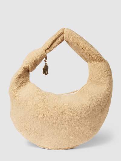 ANOKHI Saddle Bag mit Teddyfell Sand 4