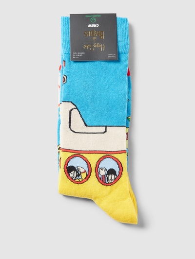 Happy Socks Socken mit Motiv-Print Hellblau 3