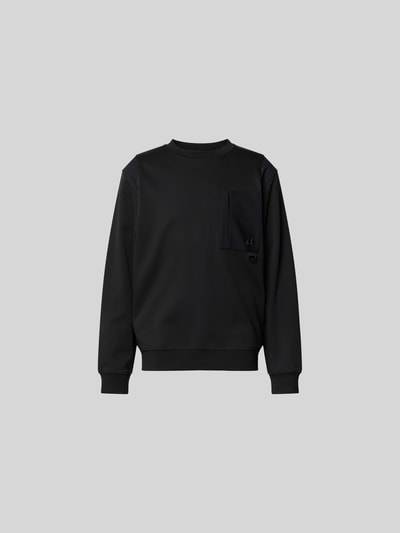 Moose Knuckles Sweatshirt mit gerippten Abschlüssen Black 2