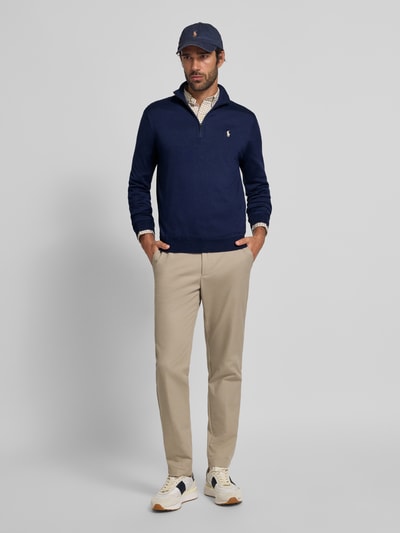 Polo Ralph Lauren Gebreide pullover met schipperskraag Donkerblauw - 1