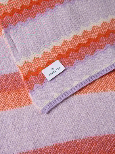 Manuel Ritz Sjaal met labeldetail Wit - 2