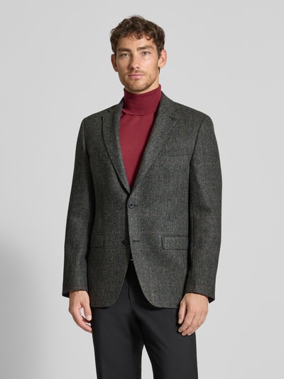 Roy Robson 2-knoops colbert met reverskraag Antraciet - 4