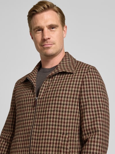 Carl Gross Blouson aus reiner Wolle Modell 'Termino' Taupe 3