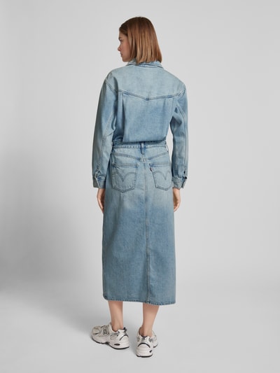 Levi's® Jeansjurk met borstzakken, model 'WESTERN' Jeansblauw - 5