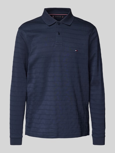 Tommy Hilfiger Poloshirt mit Label-Stitching Modell 'MERC' Marine 2