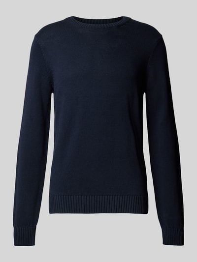 ECOALF Strickpullover mit Leinen-Anteil Modell 'TAIL' Marine 2