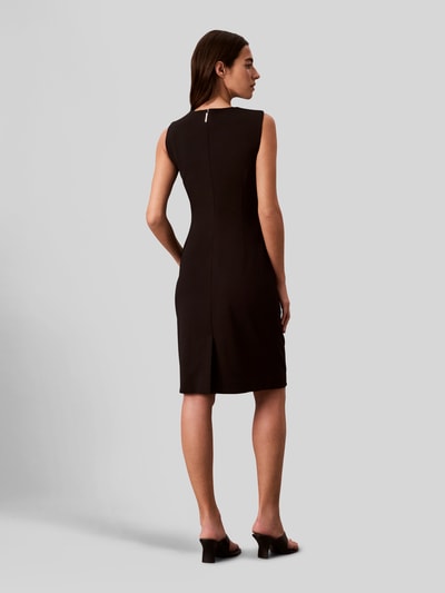 Calvin Klein Womenswear Figurbetontes Cocktailkleid mit dekorativer Schnalle Black 4
