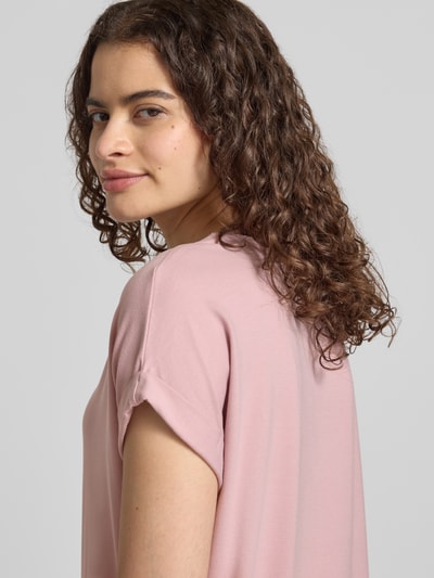 ONLY Regular Fit T-Shirt aus Viskose-Mix Modell 'MOSTER' Rosa 3
