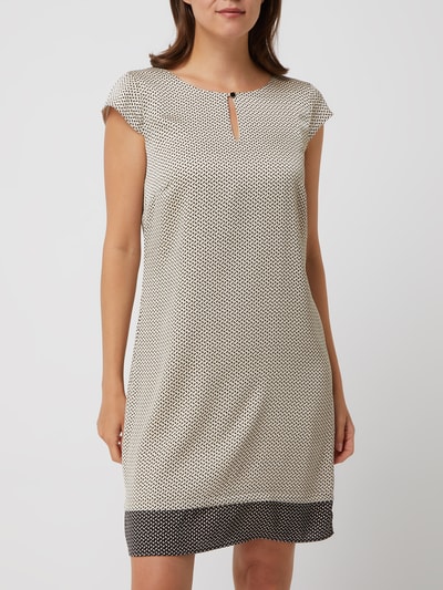More & More Kleid mit Allover-Muster  Ecru 4