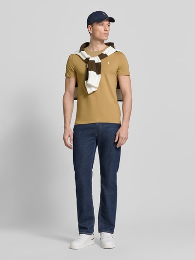 Polo Ralph Lauren Regular Fit T-Shirt aus reiner Baumwolle Camel 1