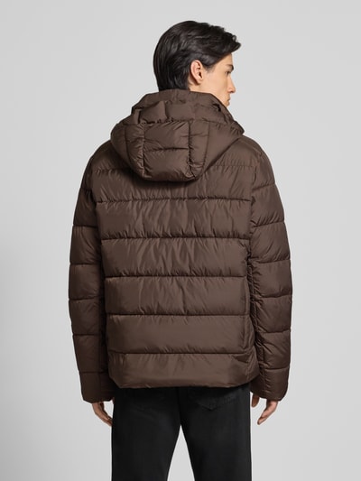 FIRE + ICE Steppjacke mit Reißverschlusstaschen Modell 'LUKA2' Dunkelbraun 5