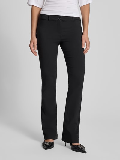 REVIEW Stoffhose mit Gesäßleistentasche Black 4