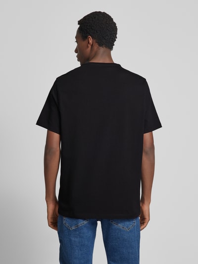 Michael Kors T-shirt met labelpatch, model 'NEW FLAGSHIP' Zwart - 5