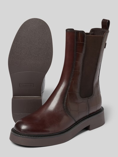 Tamaris Boots aus echtem Rindsleder Dunkelbraun 4