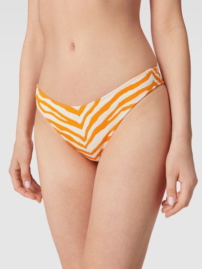 Becksöndergaard Bikini-Hose mit Allover-Muster Modell 'Zecora Biddi' Orange 3