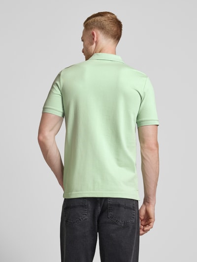 CK Calvin Klein Slim Fit Poloshirt in unifarbenem Design Hellgruen 5