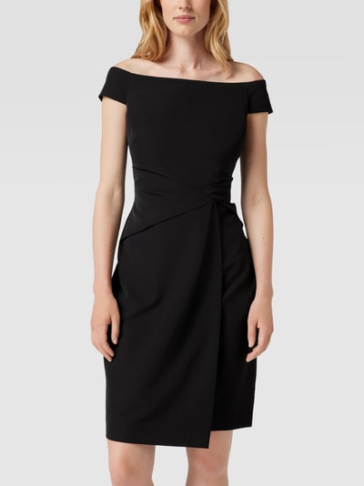 Lauren Dresses Sukienka koktajlowa z odkrytymi ramionami model ‘SARAN SHORT’ Czarny 4